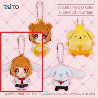 【カードキャプターさくら】【C木之本桜(シナモン)】カードキャプターさくら×サンリオキャラクターズ ぬいぐるみマスコット 木之本桜・サンリオキャラクターズ