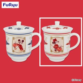 【ディズニー】【Bミニーマウス】ミッキーマウス＆ミニーマウス アジアンスタイル ふた付き茶器風マグカップ