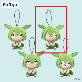 【ずんだもん】【Bふふーん(両目閉じ)】ずんだもん もちぴこマスコットーずんだもんー
