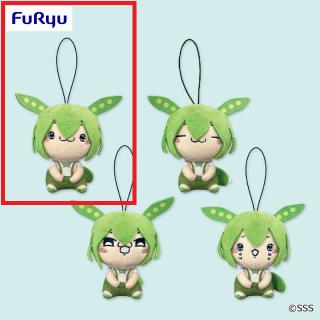【ずんだもん】【Aにっこり(両目開け)】ずんだもん もちぴこマスコットーずんだもんー