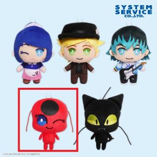 【ミラキュラス】【Dティッキー】ミラキュラス レディバグ＆シャノワール デフォルメぬいぐるみ Part2