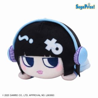 【サンリオ】【B:ano（舌出し）】ano×バッドばつ丸 寝そべり ぬいぐるみ（EX）