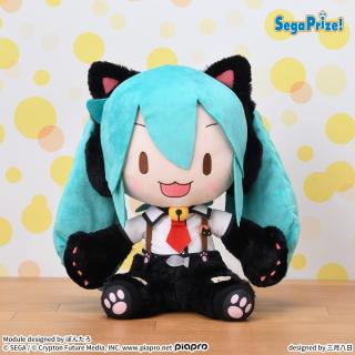 【初音ミク】初音ミク Project DIVA Arcade Future Tone ふわぷち LLぬいぐるみ“初音ミク-にゃんこ”