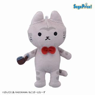 【うごく！ねこむかしばなし】【Aシャーロック・ホームズなねこ(蝶ネクタイ赤)】うごく！ねこむかしばなし マスコット（EX）