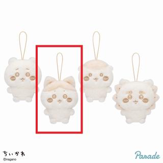 【ちいかわ】【Bハチワレ】ちいかわ ぬいぱれっと～ミルクいろ～マスコット①