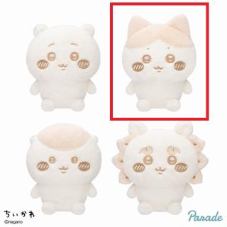 【ちいかわ】【Bハチワレ】ちいかわ ぬいぱれっと～ミルクいろ～ぬいぐるみ①