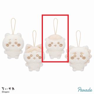 【ちいかわ】【Cくりまんじゅう】ちいかわ ぬいぱれっと～ミルクいろ～マスコット①