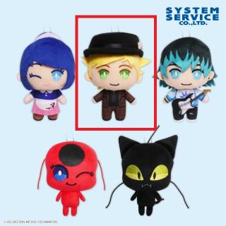 【ミラキュラス】【Bアドリアン】ミラキュラス レディバグ＆シャノワール デフォルメぬいぐるみ Part2