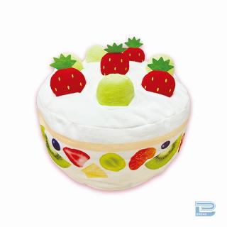 【Bシャインマスカット&イチゴ】フルーツホールケーキぬいぐるみ