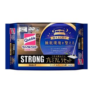 クイックルワイパー 立体吸着ウエットシート ストロング プレミアムリセット 24枚入