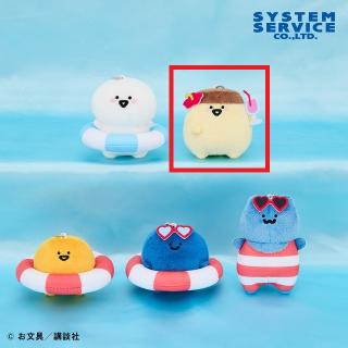 【お文具といっしょ】【Bプリンさん】お文具といっしょ バカンス気分マスコットキーチェーン