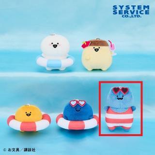 【お文具といっしょ】【E猫さん】お文具といっしょ バカンス気分マスコットキーチェーン