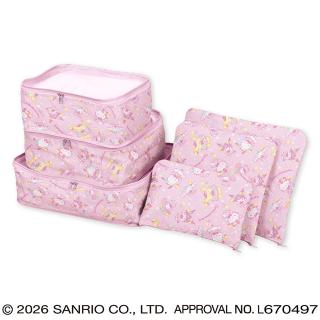 【サンリオ】【Aピンク】サンリオキャラクターズ マシュマロミルキーウェイポーチセット