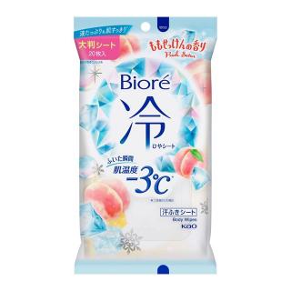 ビオレ 冷シート ももせっけんの香り 20枚