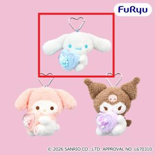 【サンリオ】【Aシナモロール】サンリオキャラクターズ クリアポフィ ぬいぐるみ