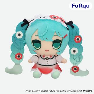 【初音ミク】初音ミク きゅるまるBIGぬいぐるみーアネモネver.ー