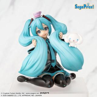 【初音ミク】初音ミク×シナモロール ちょこのせ [PM]フィギュア‐初音ミク×シナモロール‐もふっとVer.