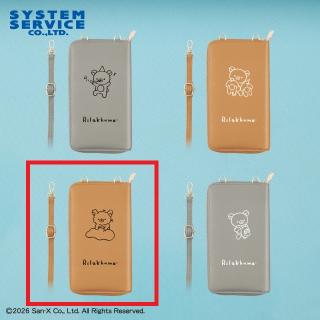 【リラックマ】【Cねぐせ】リラックマ Rilakkuma Style クリア窓付きウォレットショルダー