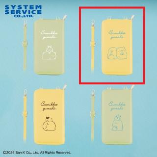 【すみっコぐらし】【Bぺんぎん？＆ねこ】すみっコぐらし クリア窓付きウォレットショルダー