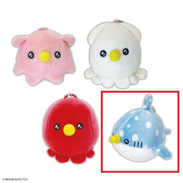 Dベビーじんべいざめ】もちぷにおしゃぶりベビー水族館ぬいぐるみMC