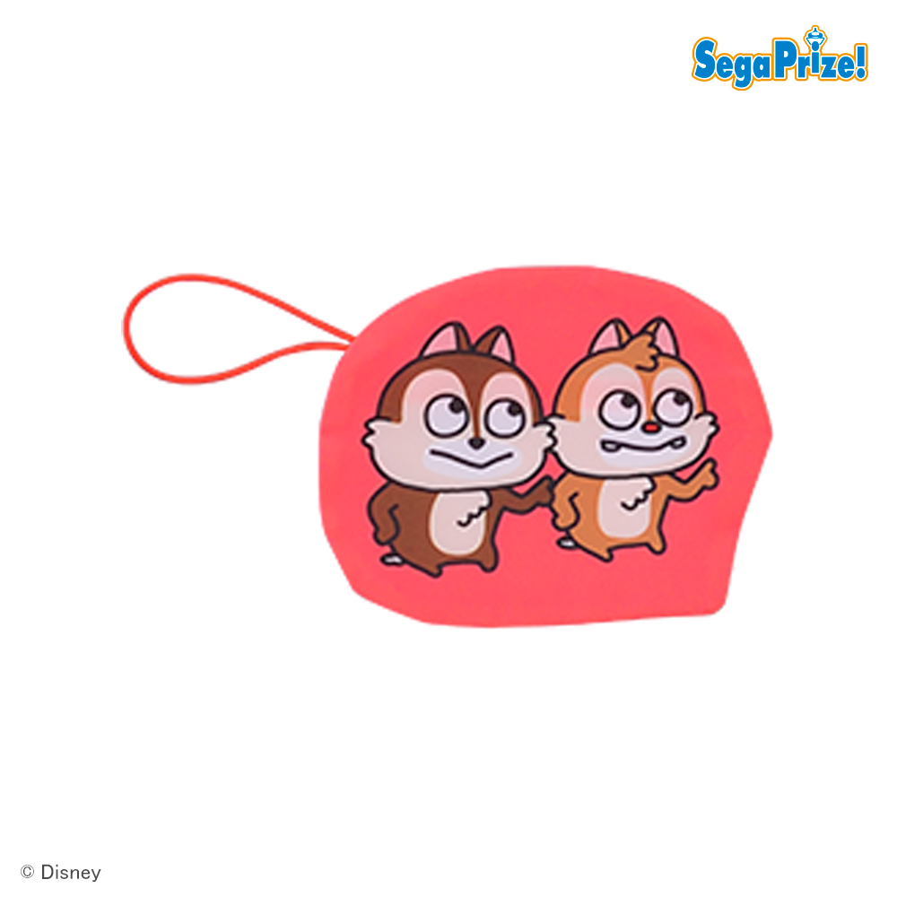 【にしむらゆうじ】【セット配送】【Dレッド】にしむらゆうじ画♪チップとデール [MP]ダイカットポーチ付エコバッグ