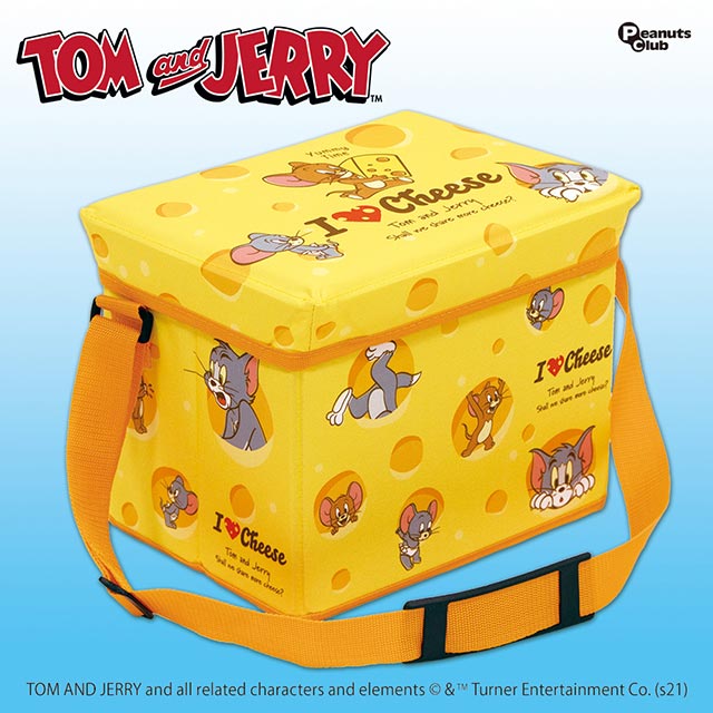 【トムとジェリー】【A:YELLOW】トム＆ジェリー 保冷保温収納BOXチェア