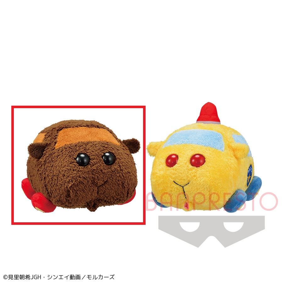【PUI PUI モルカー】【セット配送】【Aテディ】PUI PUI モルカー ほっこりいやされ でっかいぬいぐるみ～テディ＆パトモルカー～
