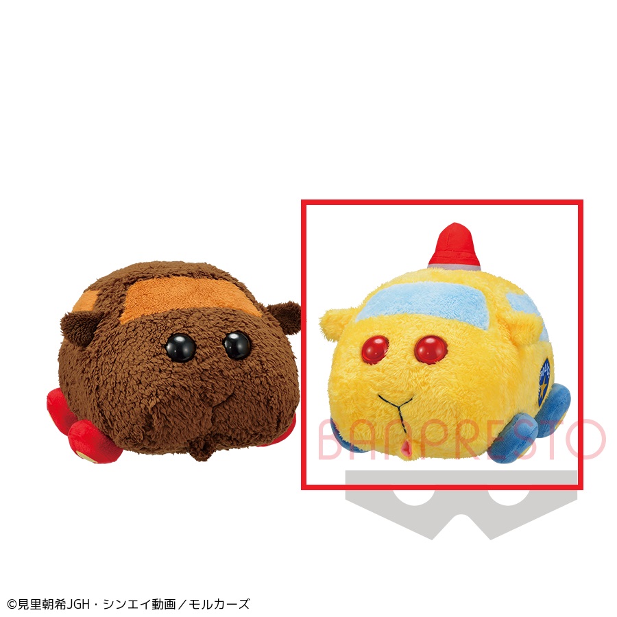 【PUI PUI モルカー】【Bパトモルカー 】PUI PUI モルカー ほっこりいやされ でっかいぬいぐるみ～テディ＆パトモルカー～