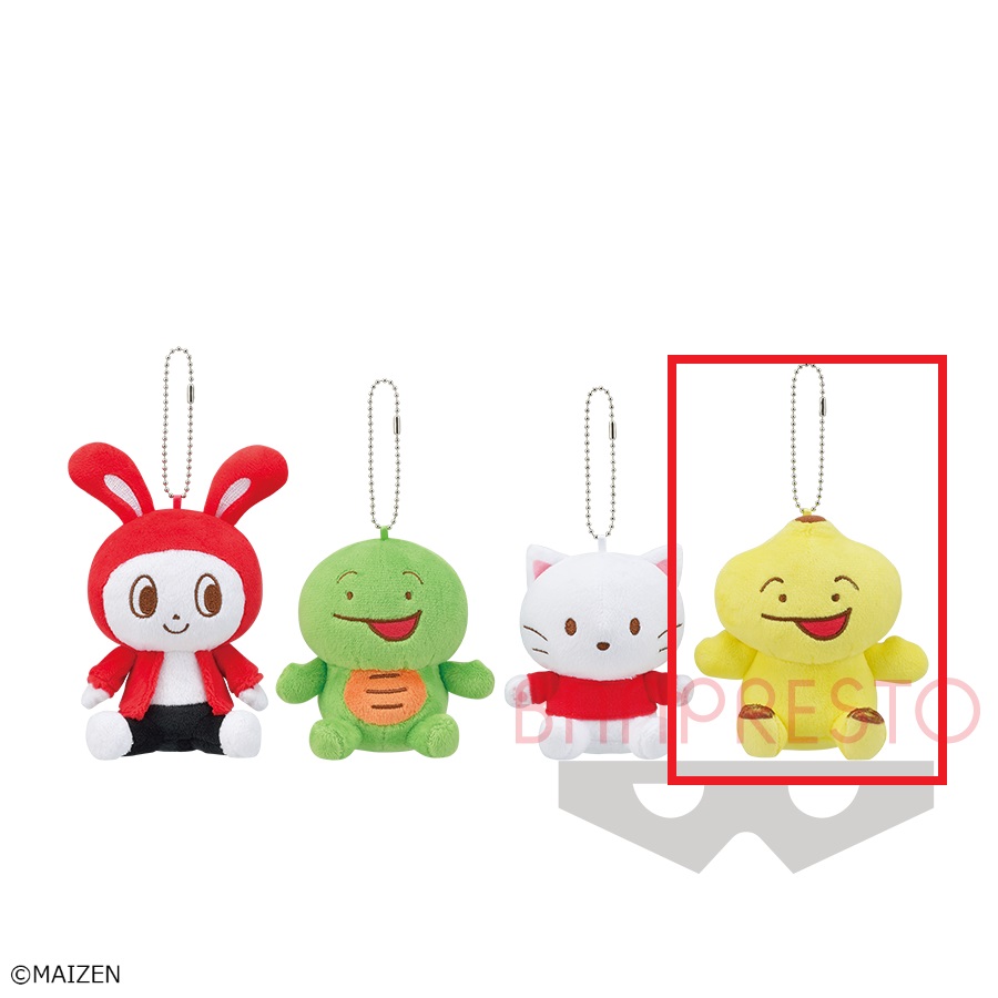 【まいぜんシスターズ】【Dバナナくん】まいぜんシスターズ カバンに付けられるぬいぐるみ～おすわりポーズ～
