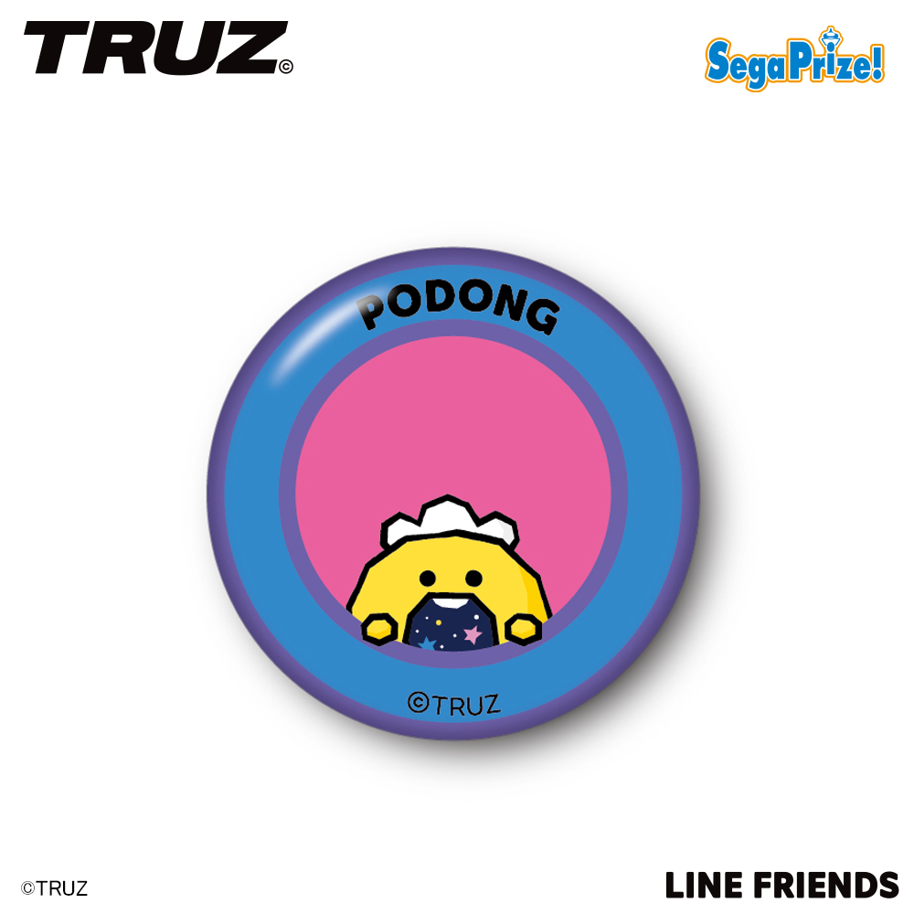 【キャラクター小物】【セット配送】【L:PODONG】TRUZ 缶バッジ