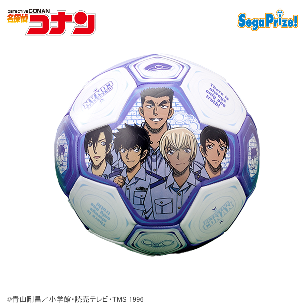 【名探偵コナン】【Bホワイト】名探偵コナン [PM]サッカーボール2022