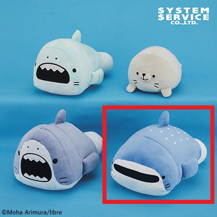 【サメーズ】【Dジンベエ】サメーズ もちもちうつぶせぬいぐるみBIG