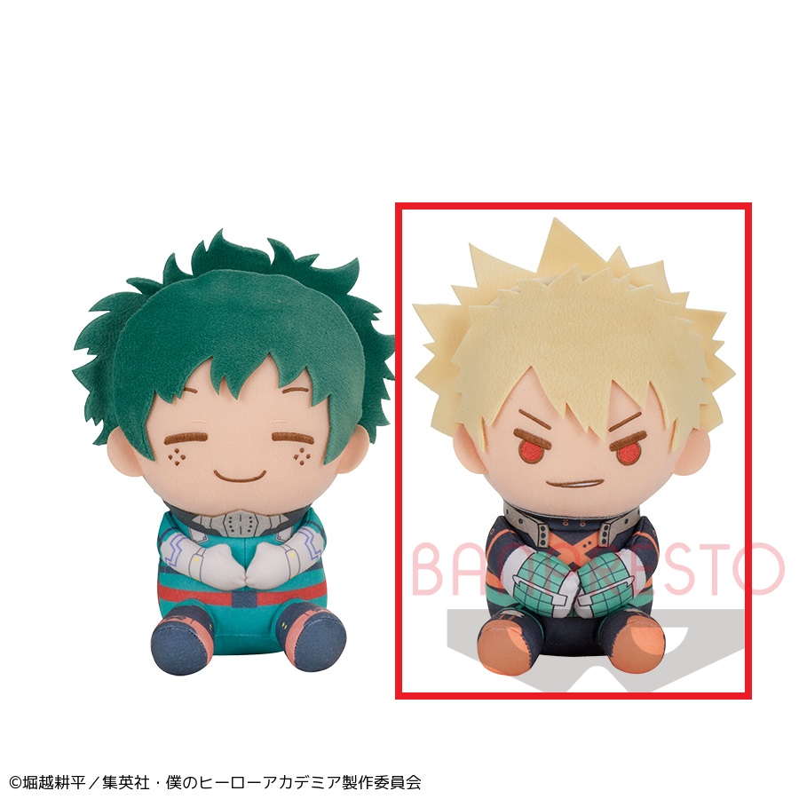 【僕のヒーローアカデミア】【B爆豪勝己】僕のヒーローアカデミア でっかいぽふっとぬいぐるみ～緑谷出久・爆豪勝己～