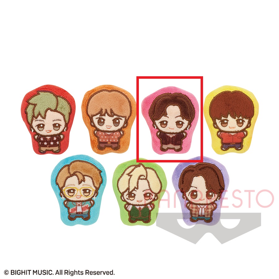 【TinyTAN】【C:SUGA】TinyTAN Dynamite ちびぐるみダイカットバッジ