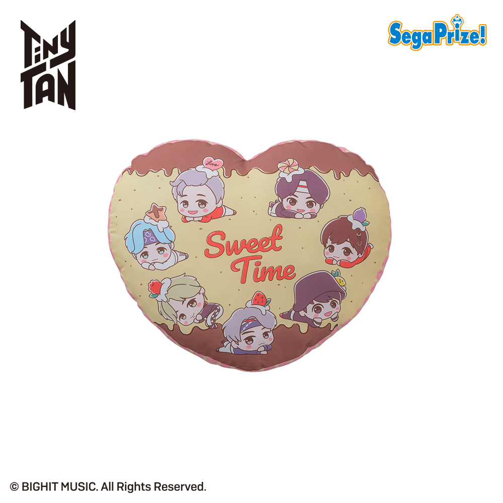 【TinyTAN】【TinyTAN】TinyTAN Sweet Time ハート型クッション