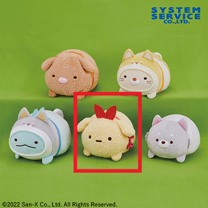 【すみっコぐらし】【Dえびふらいのしっぽ】すみっコぐらし こいぬといぬごっこ うつぶせぬいぐるみBIG