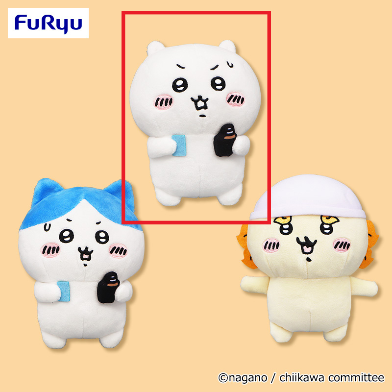 【ちいかわ】【Aちいかわ】ちいかわ シーサーと一緒ぬいぐるみ