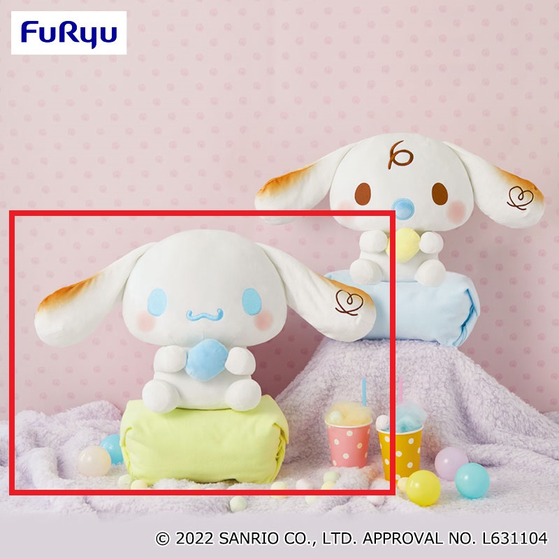 【サンリオ】【Aシナモロール】サンリオキャラクターズましゅまるむBIGぬいぐるみ～シナモロール・みるく～