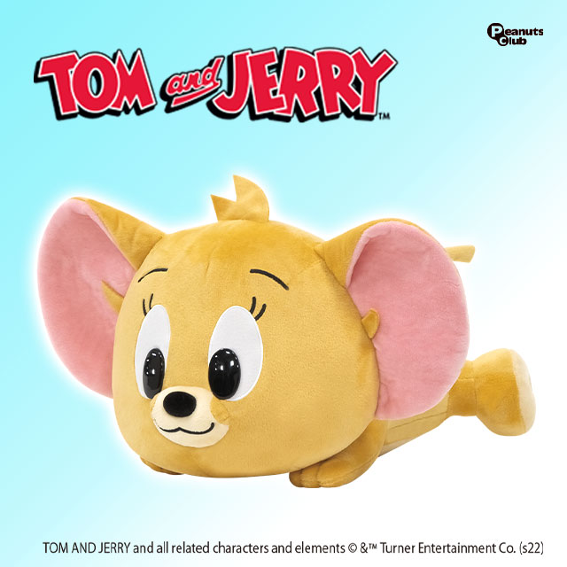 【トムとジェリー】【Bジェリー】トムとジェリー寝そべりキュートBIG