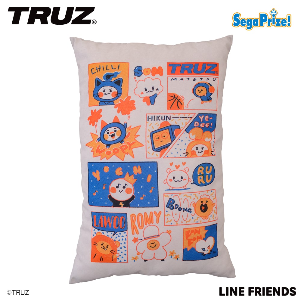 【雑貨】【TRUZ】TRUZ [PM]ロングアートクッション