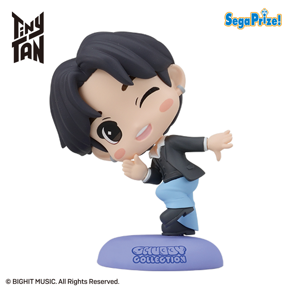 【TinyTAN】【セット配送】【Bパステル】TinyTAN CHUBBY COLLECTION [MP]キーチェーン付フィギュア～Dynamite～“SUGA”