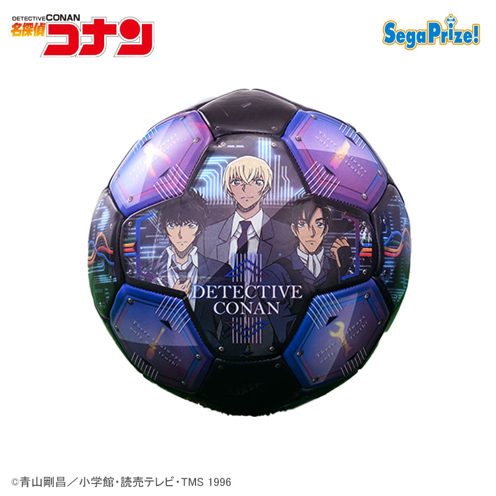 【名探偵コナン】【Aブラック】名探偵コナン [PM]サッカーボール2022