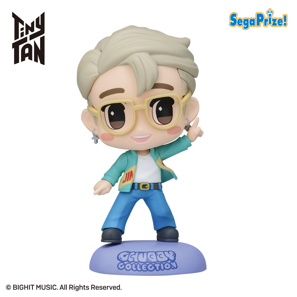 【TinyTAN】【セット配送】【Bパステル】TinyTAN CHUBBY COLLECTION [MP]キーチェーン付フィギュア～Dynamite～“Jimin”