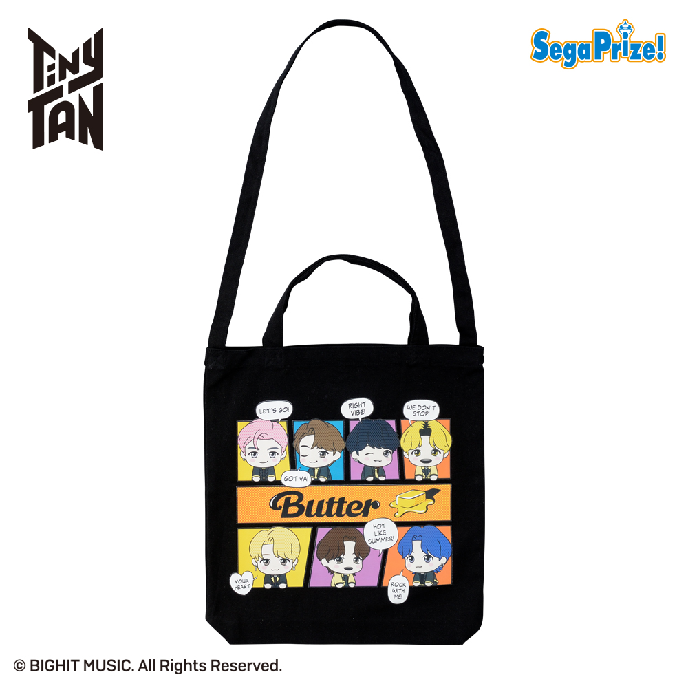 【TinyTAN】【Aブラック】TinyTAN　& you　[PM]2Wayトートバッグ～Butter～