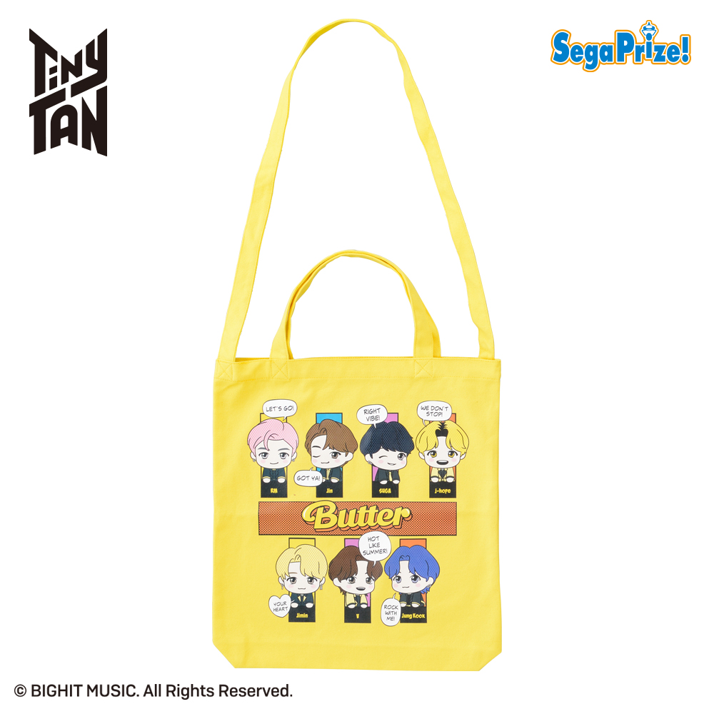 【TinyTAN】【セット配送】【Bイエロー】TinyTAN　& you　[PM]2Wayトートバッグ～Butter～