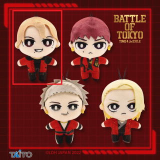 【ぬいぐるみ】【A:BAILEY】BATTLE OF TOKYO ぷちぬいぐるみマスコットvol.3