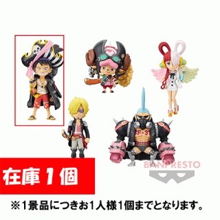 【ワンピース】【セット配送】【Aモンキー・D・ルフィ】『ONE PIECE FILM RED』 ワールドコレクタブルフィギュアvol.1