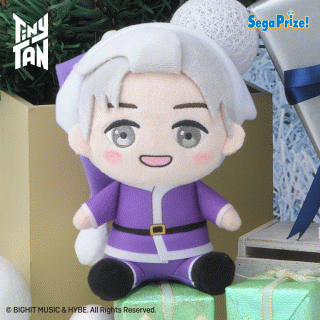 【TinyTAN】【A:RM】TinyTAN　Purple Holidays　[MP]おすわりぬいぐるみ“RM＆Jin＆SUGA＆j-hope”