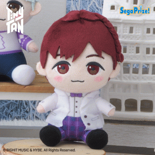 【TinyTAN】【D:j-hope】TinyTAN　Purple Holidays　[MP]おすわりぬいぐるみ“RM＆Jin＆SUGA＆j-hope”