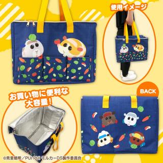 【PUI PUI モルカー】【セット配送】PUIPUIモルカーデニム風保冷バッグ